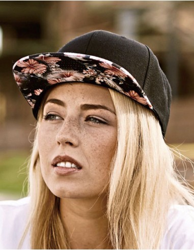 FLE-6089F-Floral Snapback